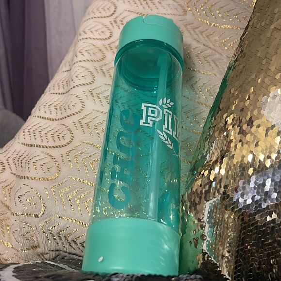 Vs pink 24oz campus water bottle w/stash cup & handle - chig life mint green - Picture 6 of 8